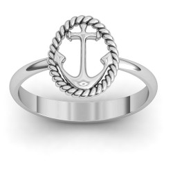 Personalised Anchor Ring - Handcrafted By Name My Rings™
