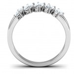 Personalised Angled Marquise Ring - Handcrafted By Name My Rings™