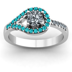 Personalised Asymmetrical Wrap Knot Ring - Handcrafted By Name My Rings™