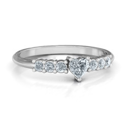 Personalised Beaming with Love Ring - Handcrafted By Name My Rings™