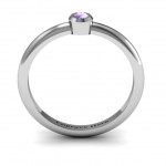 Personalised Beloved Classic Bezel Set Ring - Handcrafted By Name My Rings™