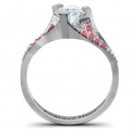 Personalised Beloved TriSet Ring with Accents - Handcrafted By Name My Rings™