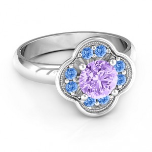 Personalised Blossoming Love Engagement Ring - Handcrafted By Name My Rings™