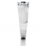 Personalised Bold Devotion Solitaire Ring - Handcrafted By Name My Rings™