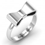 Personalised Bow Tie Ring - Handcrafted By Name My Rings™
