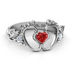 Personalised Bundle Of Joy Baby Foot Ring - Handcrafted By Name My Rings™