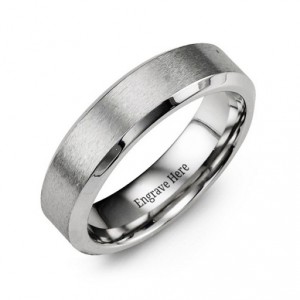 Personalised Classic Cobalt Ring - Handcrafted By Name My Rings™