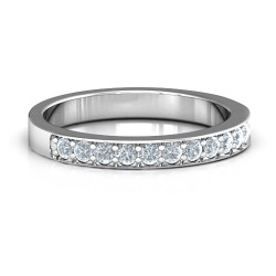Personalised Classic Half Eternity Ring - Handcrafted By Name My Rings™