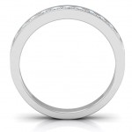 Personalised Classic Half Eternity Ring - Handcrafted By Name My Rings™