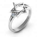 Personalised Classic Star of David Ring - Handcrafted By Name My Rings™