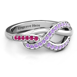 Personalised Delicacy Infinity Ring - Handcrafted By Name My Rings™