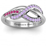 Personalised Delicacy Infinity Ring - Handcrafted By Name My Rings™