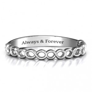 Personalised Dreaming Of Infinity Band - Handcrafted By Name My Rings™
