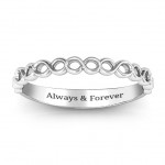 Personalised Dreaming Of Infinity Band - Handcrafted By Name My Rings™
