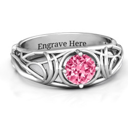 Personalised Enchanting Tangle of Love Ring - Handcrafted By Name My Rings™
