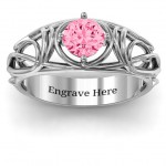 Personalised Enchanting Tangle of Love Ring - Handcrafted By Name My Rings™