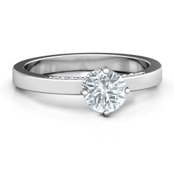 Personalised Enchantment Solitaire Ring - Handcrafted By Name My Rings™