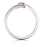 Personalised Endless Romance Engravable Heart Ring - Handcrafted By Name My Rings™