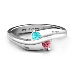 Personalised Eternal Enchantment Ring - Handcrafted By Name My Rings™