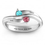 Personalised Eternal Enchantment Ring - Handcrafted By Name My Rings™