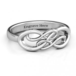 Personalised Everlasting Infinity Ring - Handcrafted By Name My Rings™