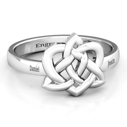 Personalised Fancy Celtic Ring - Handcrafted By Name My Rings™