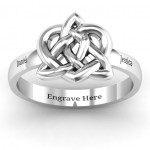Personalised Fancy Celtic Ring - Handcrafted By Name My Rings™