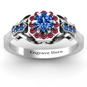 Personalised Fancy Vintage Ring - Handcrafted By Name My Rings™