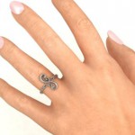Personalised Flourish Infinity Ring - Handcrafted By Name My Rings™