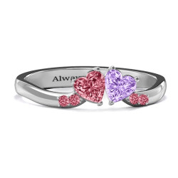 Personalised Follow Your Heart RIng - Handcrafted By Name My Rings™