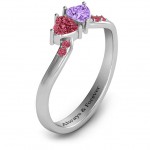 Personalised Follow Your Heart RIng - Handcrafted By Name My Rings™