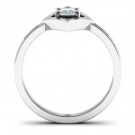 Personalised Glam Diamond Ring - Handcrafted By Name My Rings™