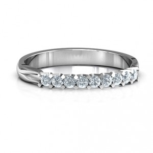 Personalised Glimmering Love Ring - Handcrafted By Name My Rings™