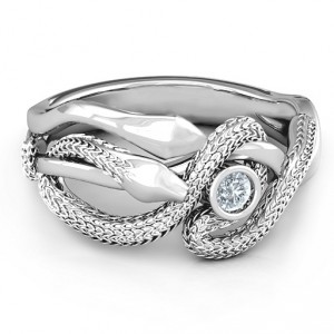 Personalised Guardian Snake Ring - Handcrafted By Name My Rings™