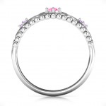 Personalised Happily Ever After Tiara Ring - Handcrafted By Name My Rings™