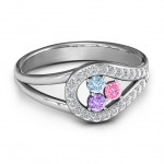 Personalised Illuminating Accents Ring - Handcrafted By Name My Rings™
