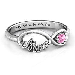 Personalised Infinite Bond Mum Ring - Handcrafted By Name My Rings™