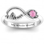 Personalised Infinite Bond Mum Ring - Handcrafted By Name My Rings™