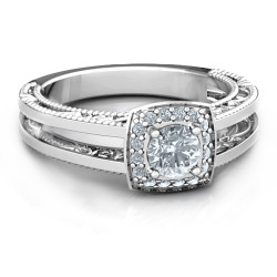 Personalised Intricate Love Ring - Handcrafted By Name My Rings™