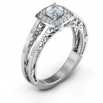 Personalised Intricate Love Ring - Handcrafted By Name My Rings™