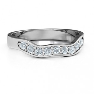 Personalised Jasmine Band Ring - Handcrafted By Name My Rings™