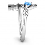 Personalised Key to Her Heart Ring - Handcrafted By Name My Rings™