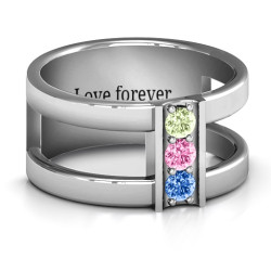 Personalised Layers Of Love Ring - Handcrafted By Name My Rings™