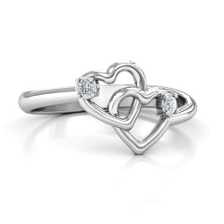 Personalised Linked in Love Ring - Handcrafted By Name My Rings™