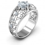 Personalised Looking at Love Ring - Handcrafted By Name My Rings™