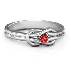 Personalised Love Knot Ring - Handcrafted By Name My Rings™