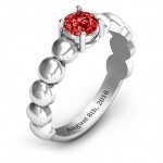 Personalised Love Story Promise Ring - Handcrafted By Name My Rings™