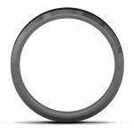 Personalised Men's Black Nightfall Ceramic Ring - Handcrafted By Name My Rings™