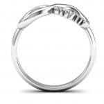 Personalised Mom's Infinite Love Ring - Handcrafted By Name My Rings™