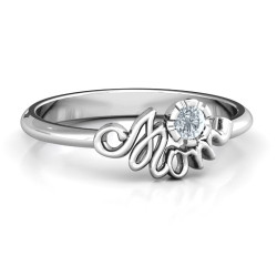 Personalised Mom's Reminder Ring - Handcrafted By Name My Rings™